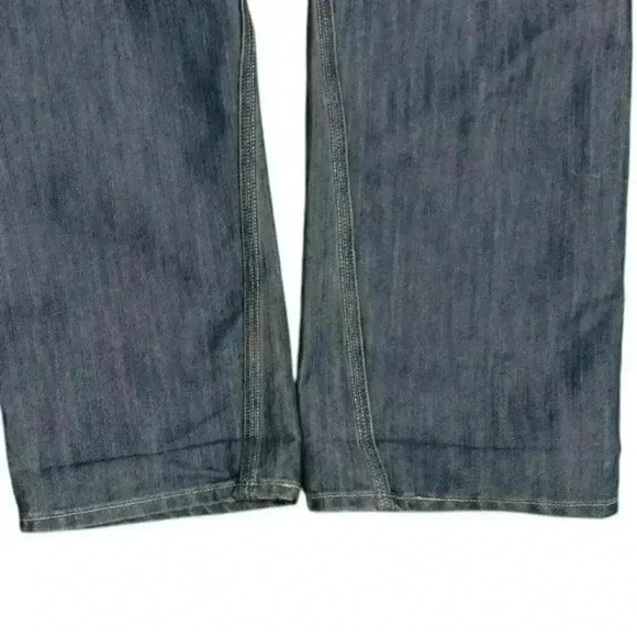 Vintage Levis 514 Jeans Mens 31 x 32 Straight Fit Medium Wash Blue Grunge Skater - Picture 9 of 15